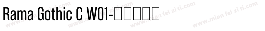 Rama Gothic C W01字体转换